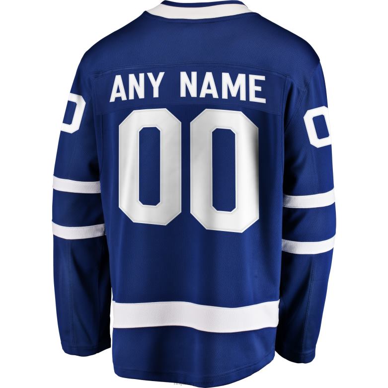 NHL Men Toronto Maple Leafs Fanatics Branded Blue Home Breakaway Custom Jersey D002V437 Clothing