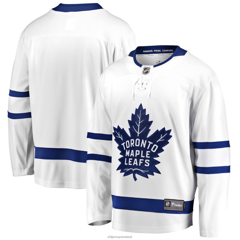 NHL Men Toronto Maple Leafs Fanatics Branded White Breakaway Away Jersey D002V730 Clothing