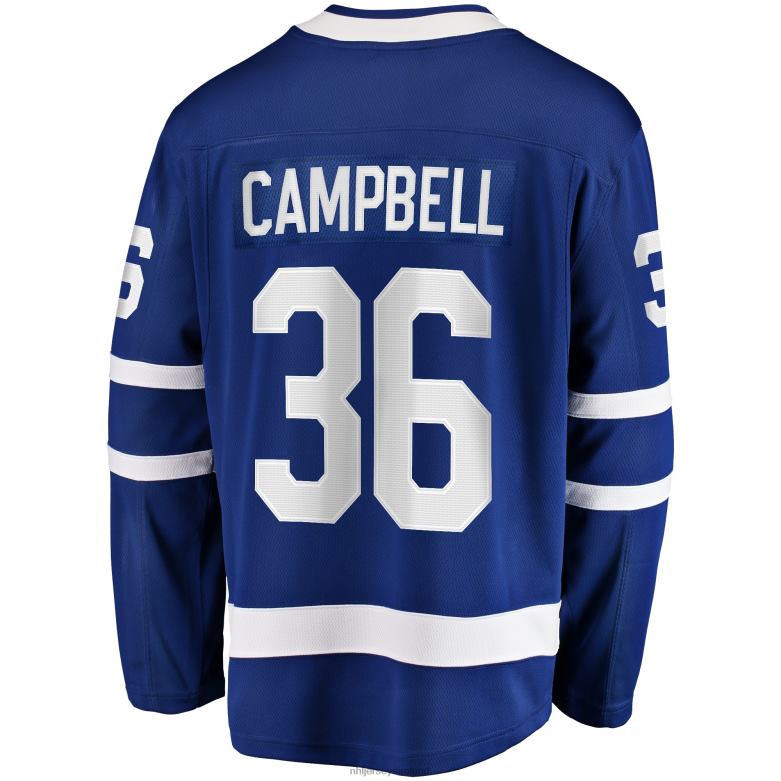 NHL Men Toronto Maple Leafs Jack Campbell Fanatics Branded Blue Home Breakaway Player Jersey D002V1743 Clothing