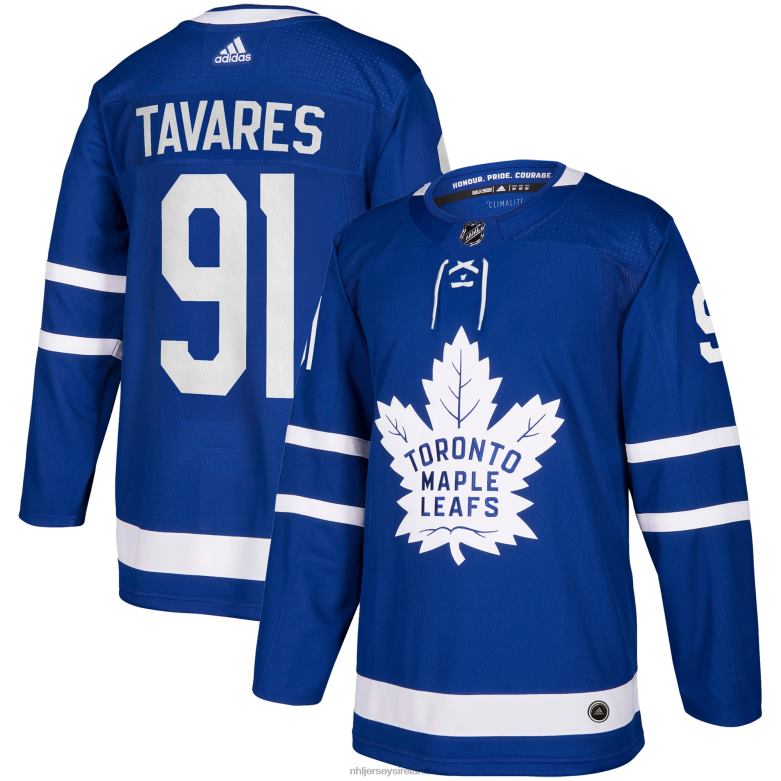 NHL Men Toronto Maple Leafs John Tavares Adidas Blue Home Authentic Player Jersey D002V1191 Clothing