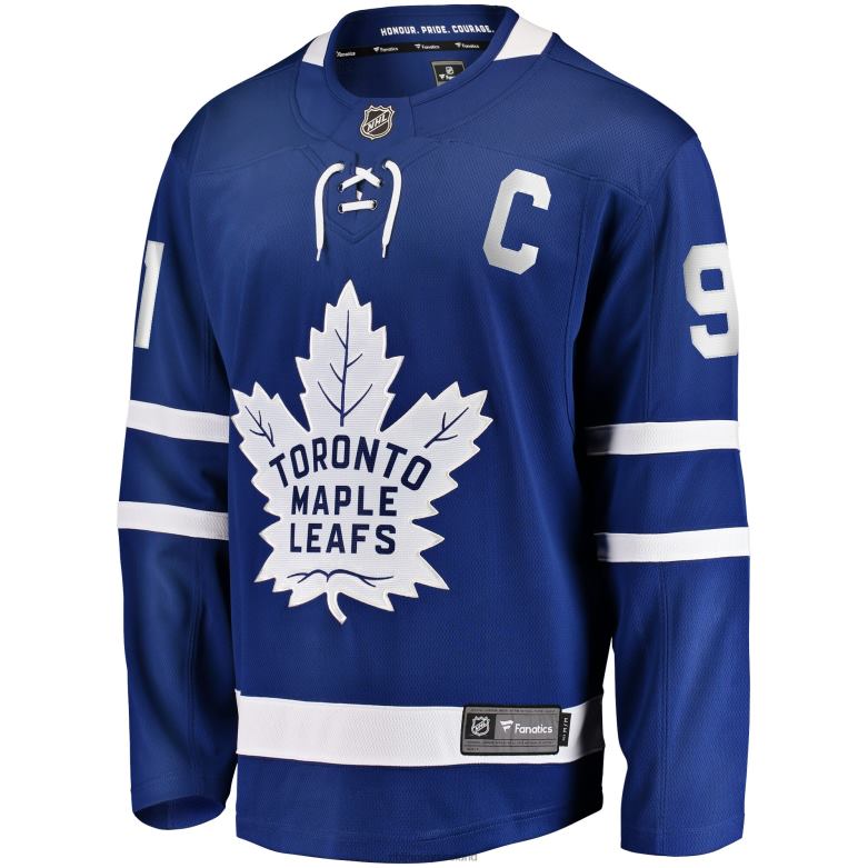 NHL Men Toronto Maple Leafs John Tavares Fanatics Branded Blue Home Captain Premier Breakaway Player Jersey D002V498 Clothing