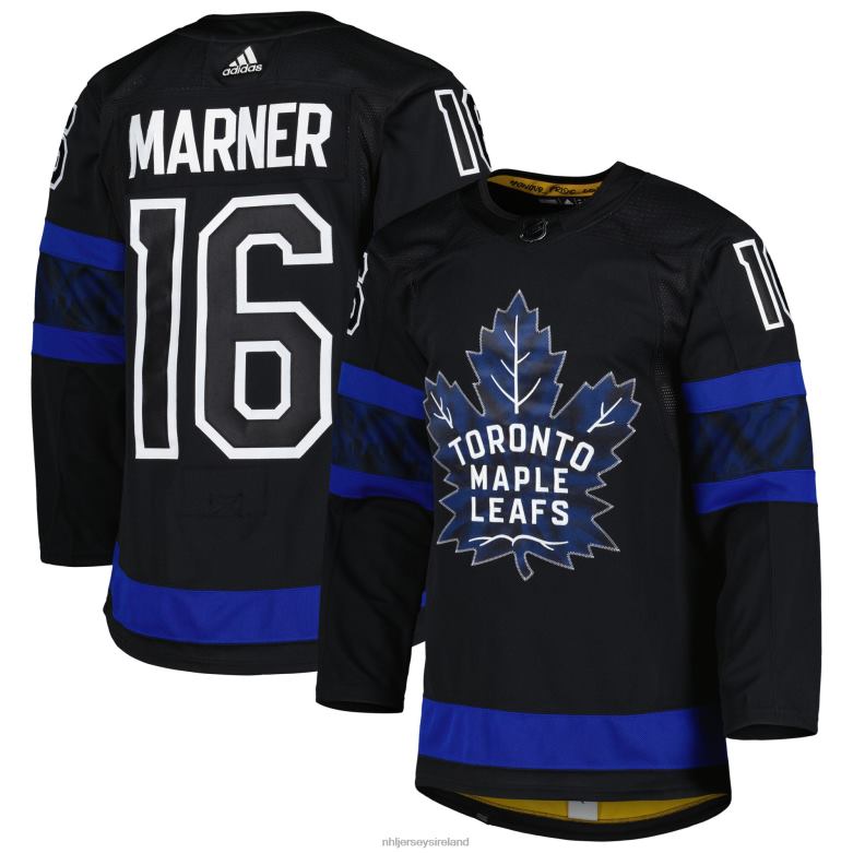 NHL Men Toronto Maple Leafs Mitch Marner Adidas Black Alternate Primegreen Authentic Pro Player Jersey D002V350 Clothing