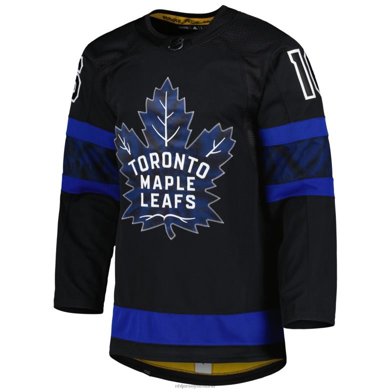 NHL Men Toronto Maple Leafs Mitch Marner Adidas Black Alternate Primegreen Authentic Pro Player Jersey D002V350 Clothing