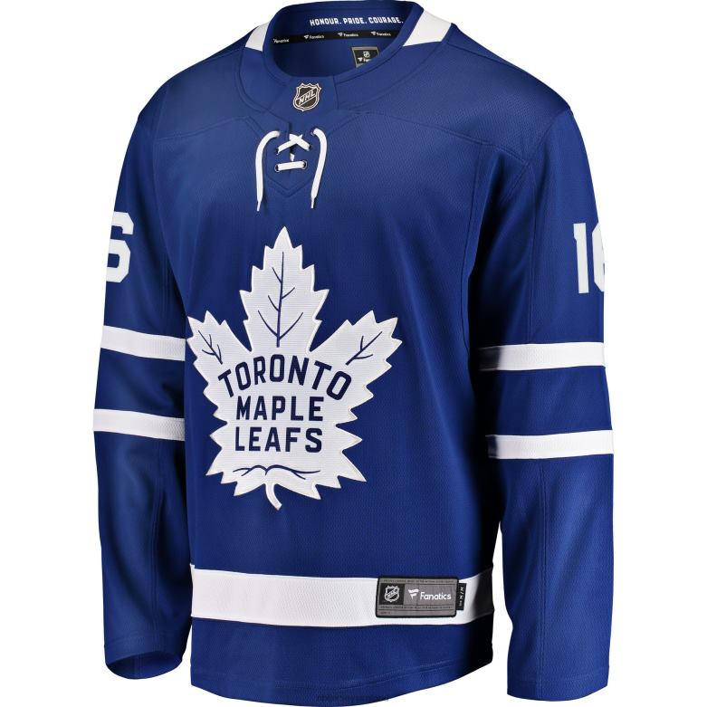 NHL Men Toronto Maple Leafs Mitchell Marner Fanatics Branded Blue Home Premier Breakaway Player Jersey D002V310 Clothing