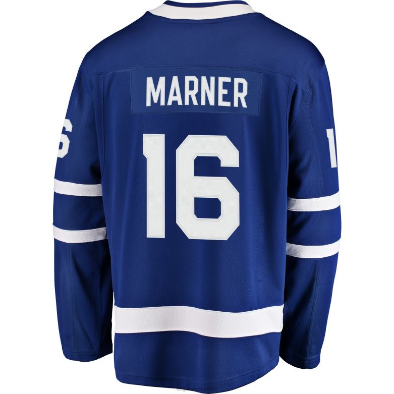 NHL Men Toronto Maple Leafs Mitchell Marner Fanatics Branded Blue Home Premier Breakaway Player Jersey D002V310 Clothing