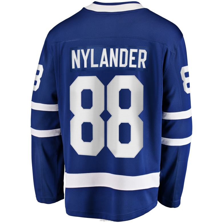 NHL Men Toronto Maple Leafs William Nylander Fanatics Branded Blue Home Breakaway Player Jersey D002V941 Clothing