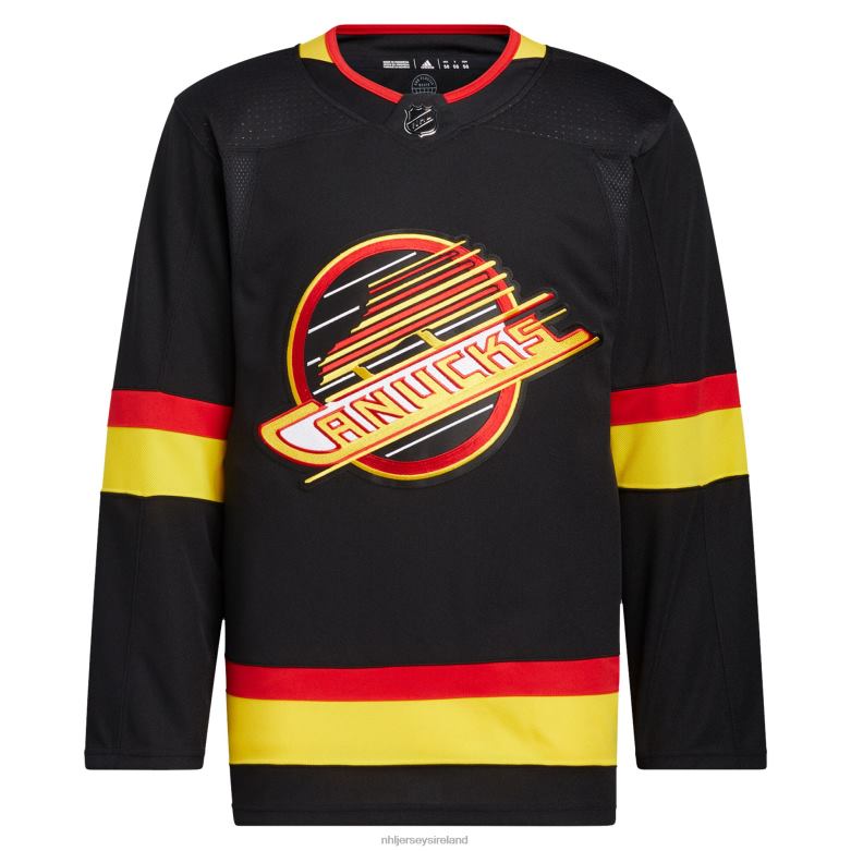 NHL Men Vancouver Canucks Adidas Black Retro Primegreen Authentic Pro Blank Jersey D002V1114 Clothing