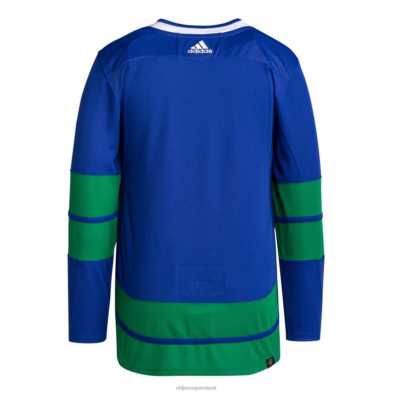 NHL Men Vancouver Canucks Adidas Blue Alternate Primegreen Authentic Pro Blank Jersey D002V1370 Clothing