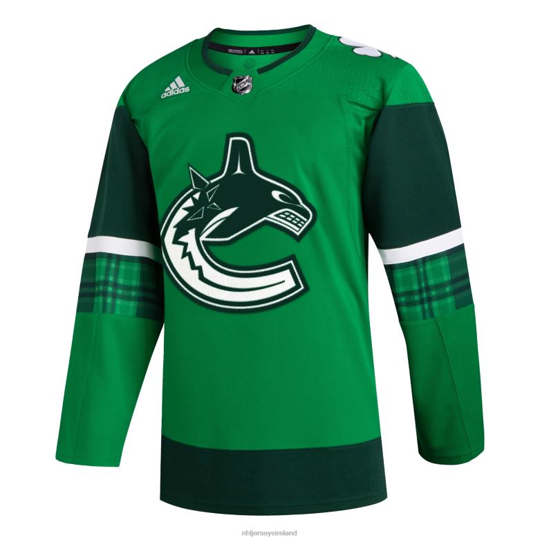 NHL Men Vancouver Canucks Adidas Kelly Green 2023 St Patrick\S Day Primegreen Authentic Jersey D002V1636 Clothing