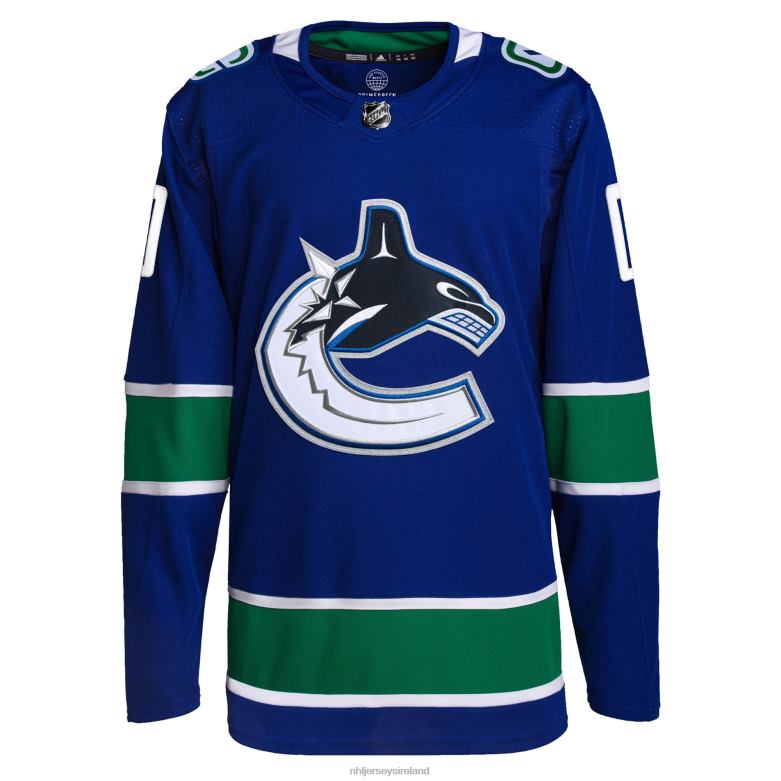 NHL Men Vancouver Canucks Adidas Royal Home Primegreen Authentic Pro Custom Jersey D002V2008 Clothing