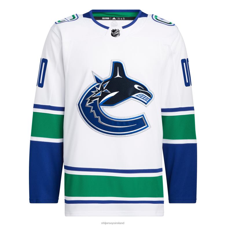 NHL Men Vancouver Canucks Adidas White Away Primegreen Authentic Pro Custom Jersey D002V2079 Clothing