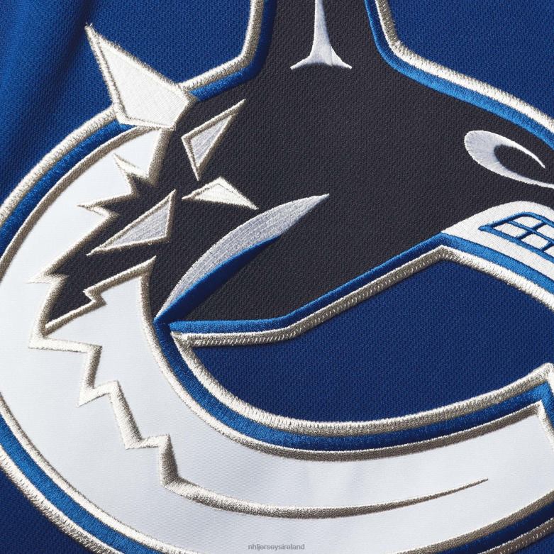 NHL Men Vancouver Canucks Elias Pettersson Adidas Blue 2020/21 Authentic Home Player Jersey D002V1963 Clothing