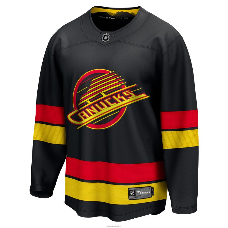 NHL Men Vancouver Canucks Fanatics Branded Black Alternate - 2022/23 Premier Breakaway Jersey D002V1208 Clothing
