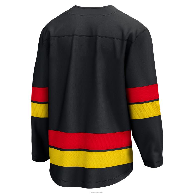 NHL Men Vancouver Canucks Fanatics Branded Black Alternate - 2022/23 Premier Breakaway Jersey D002V1208 Clothing