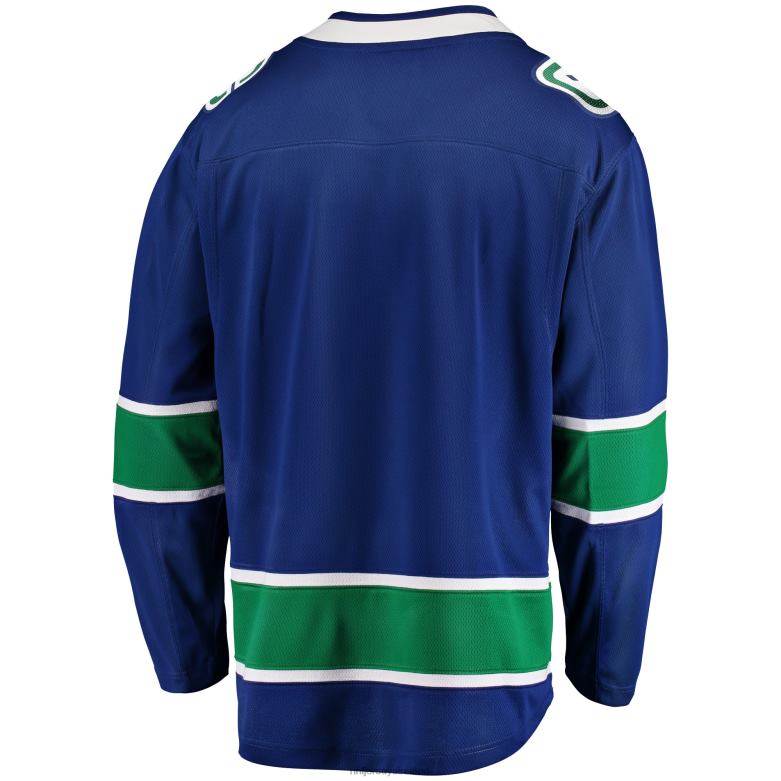 NHL Men Vancouver Canucks Fanatics Branded Blue Home Team Breakaway Jersey D002V893 Clothing