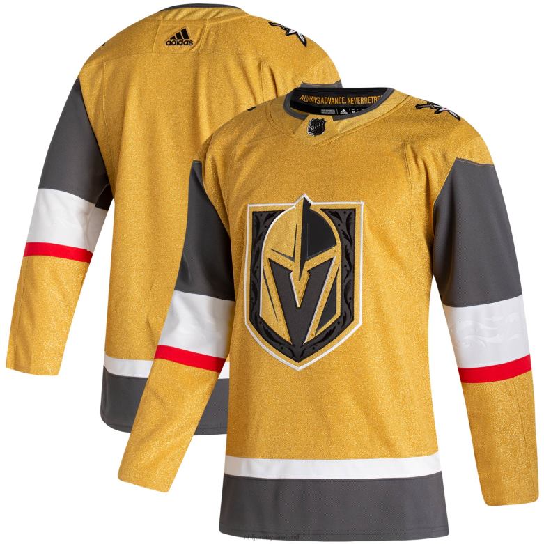 NHL Men Vegas Golden Knights Adidas Gold 2020/21 Home Authentic Jersey D002V415 Clothing
