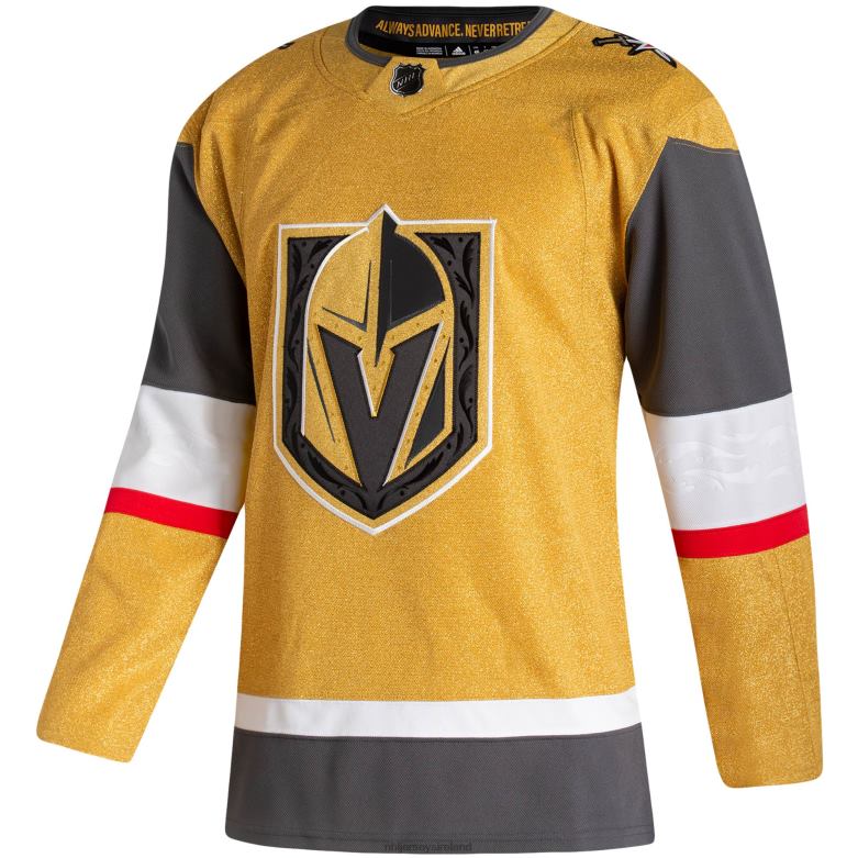 NHL Men Vegas Golden Knights Adidas Gold 2020/21 Home Authentic Jersey D002V415 Clothing
