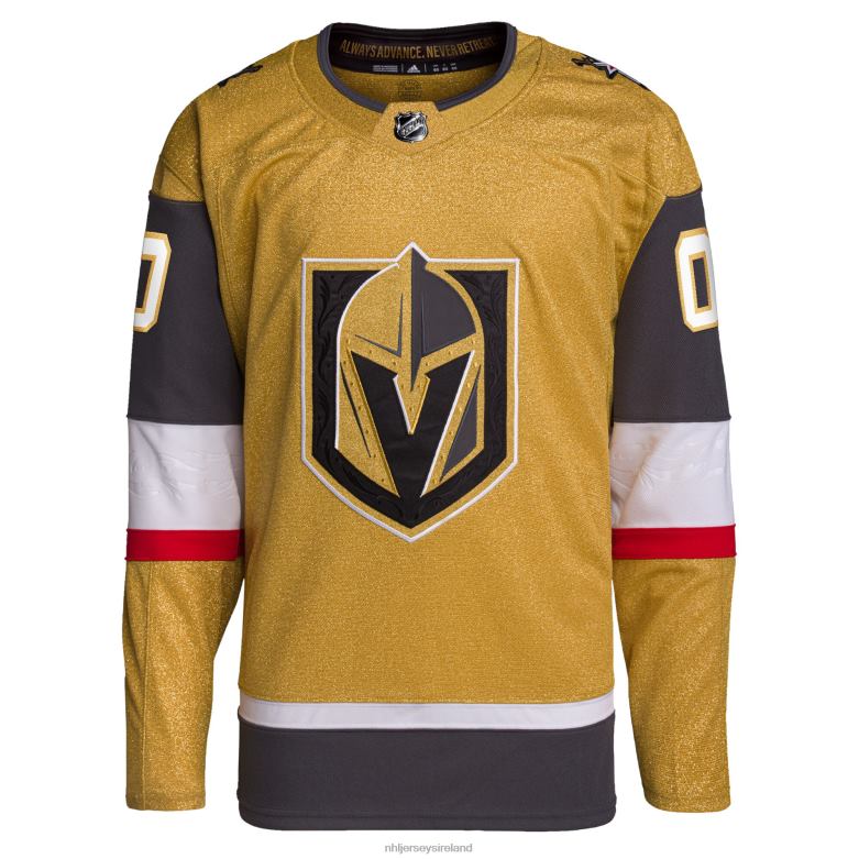 NHL Men Vegas Golden Knights Adidas Gold Home Authentic Primegreen Custom Jersey D002V2058 Clothing