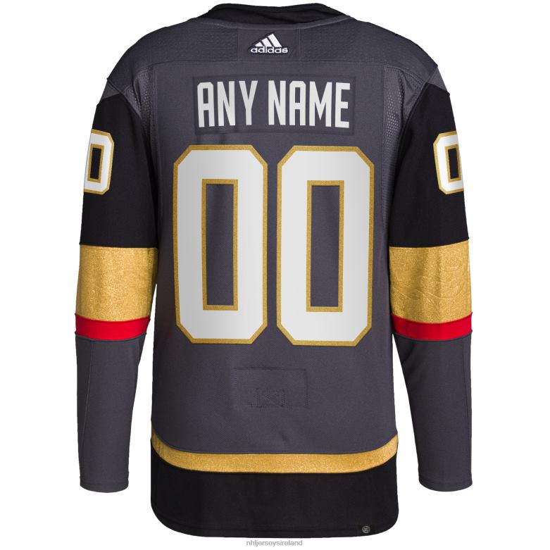NHL Men Vegas Golden Knights Adidas Gray Alternate Authentic Pro Custom Jersey D002V2385 Clothing