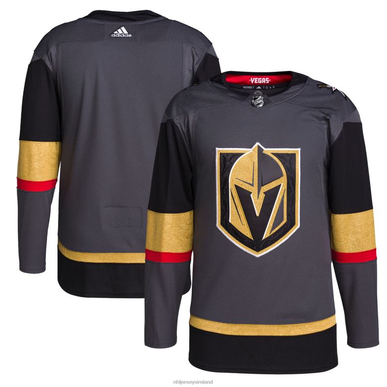NHL Men Vegas Golden Knights Adidas Gray Alternate Authentic Pro Jersey D002V1627 Clothing