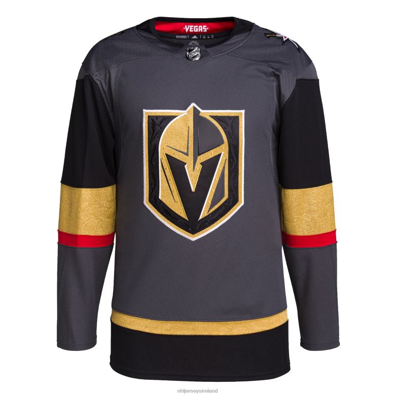 NHL Men Vegas Golden Knights Adidas Gray Alternate Authentic Pro Jersey D002V1627 Clothing