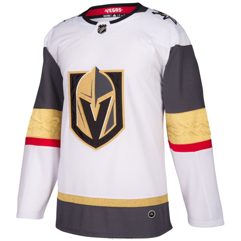 NHL Men Vegas Golden Knights Adidas White Away Authentic Blank Jersey D002V1058 Clothing