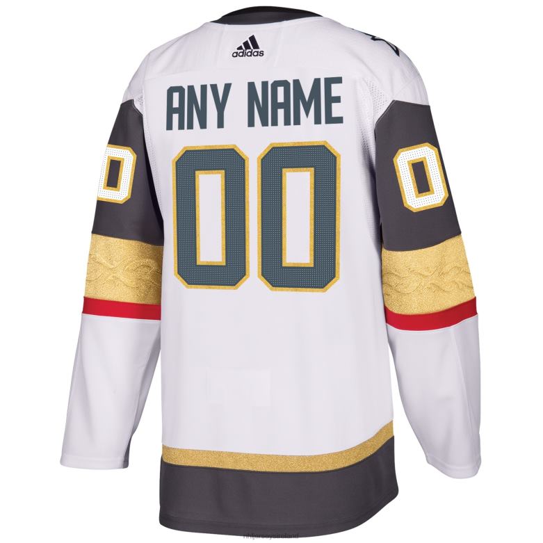 NHL Men Vegas Golden Knights Adidas White Away Authentic Custom Jersey D002V1438 Clothing