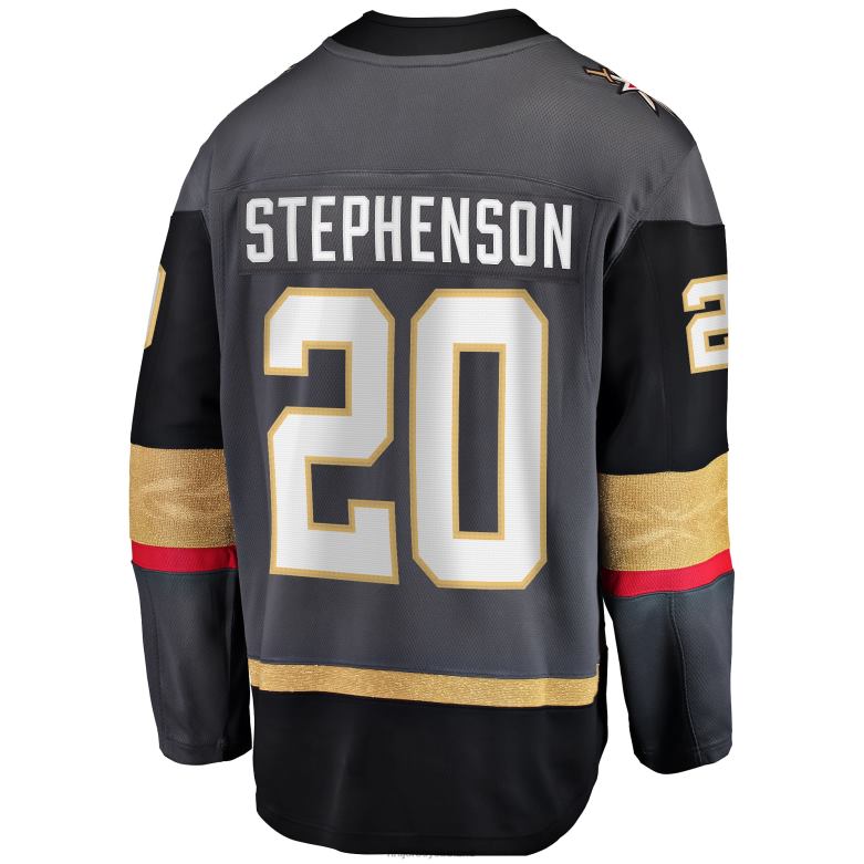 NHL Men Vegas Golden Knights Chandler Stephenson Fanatics Branded Gray Alternate Breakaway Player Jersey D002V1497 Clothing