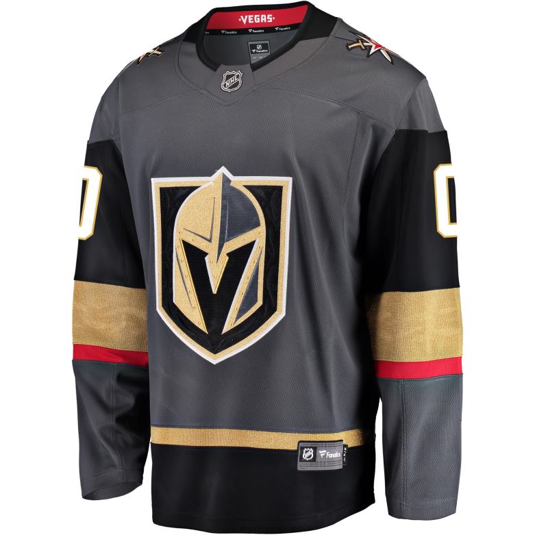 NHL Men Vegas Golden Knights Fanatics Branded Gray Alternate Breakaway Custom Jersey D002V175 Clothing