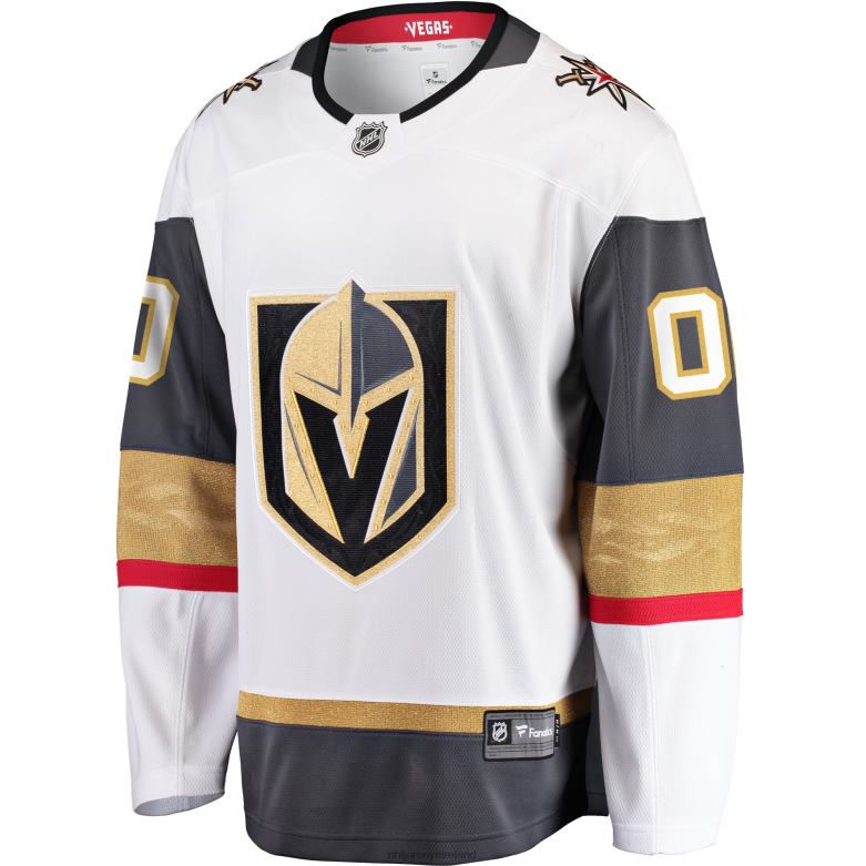 NHL Men Vegas Golden Knights Fanatics Branded White Away Breakaway Custom Jersey D002V432 Clothing
