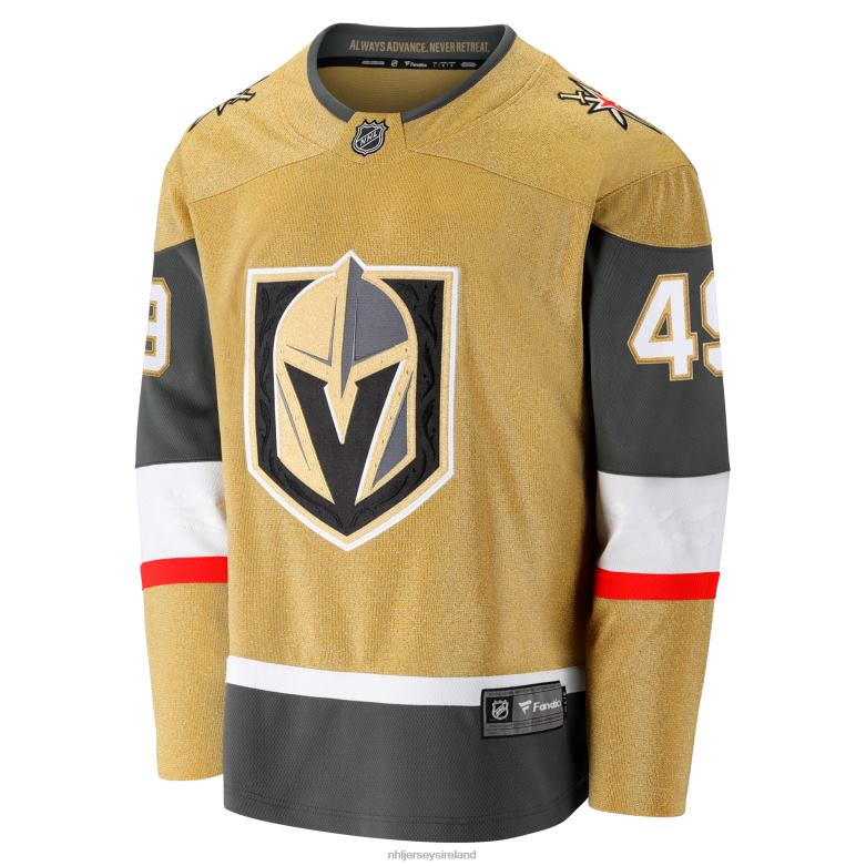 NHL Men Vegas Golden Knights Ivan Barbashev Fanatics Branded Gold Home Breakaway Jersey D002V1513 Clothing