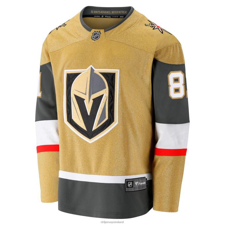NHL Men Vegas Golden Knights Jonathan Marchessault Fanatics Branded Gold Home Breakaway Jersey D002V1231 Clothing