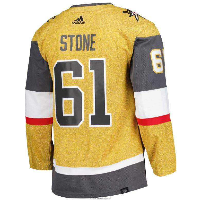 NHL Men Vegas Golden Knights Mark Stone Adidas Gold Captain Patch Primegreen Authentic Pro Alternate Player Jersey D002V1374 Clothing