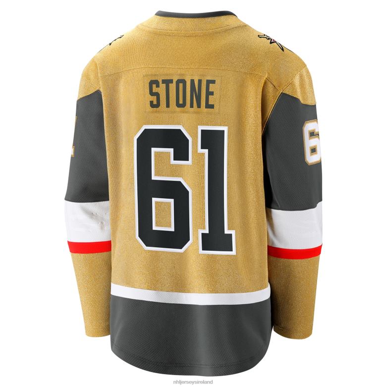 NHL Men Vegas Golden Knights Mark Stone Fanatics Branded Gold 2020/21 Home Premier Breakaway Player Jersey D002V424 Clothing