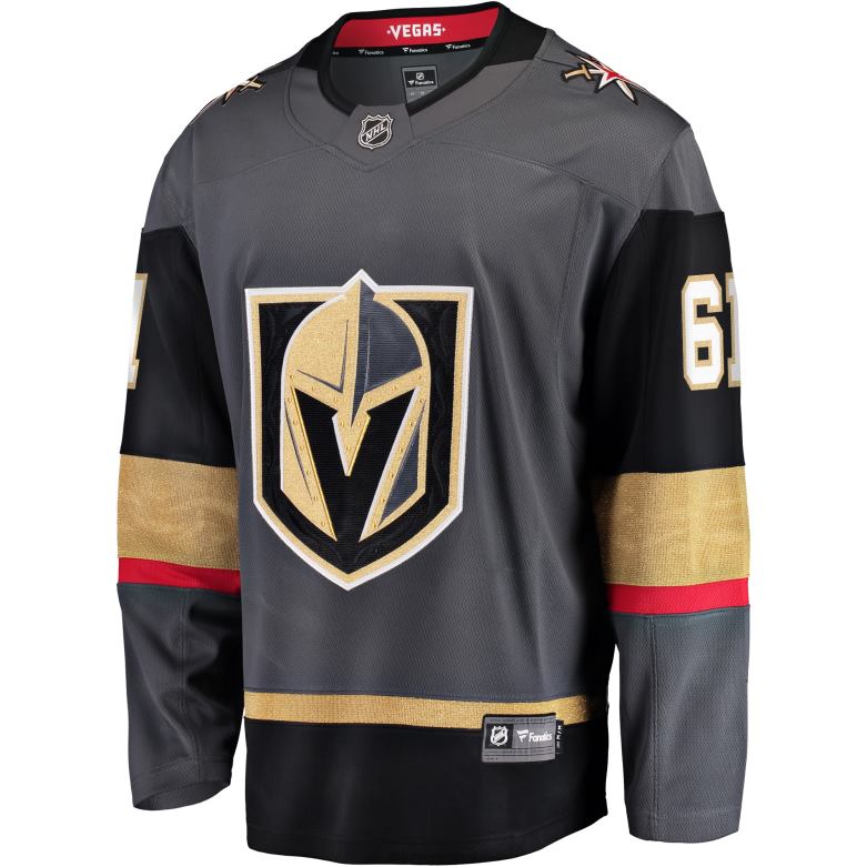 NHL Men Vegas Golden Knights Mark Stone Fanatics Branded Gray Alternate Breakaway Player Jersey D002V1902 Clothing