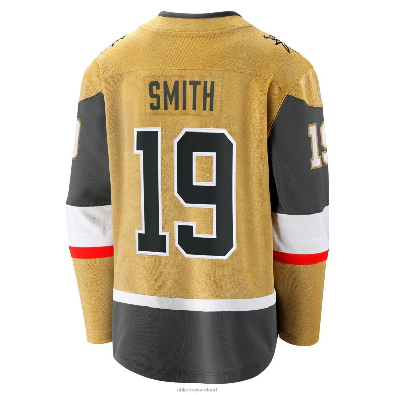 NHL Men Vegas Golden Knights Reilly Smith Fanatics Branded Gold Home Breakaway Jersey D002V1918 Clothing