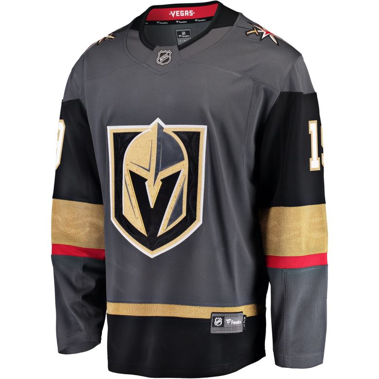 NHL Men Vegas Golden Knights Reilly Smith Gray Alternate Breakaway Player Jersey D002V1068 Clothing