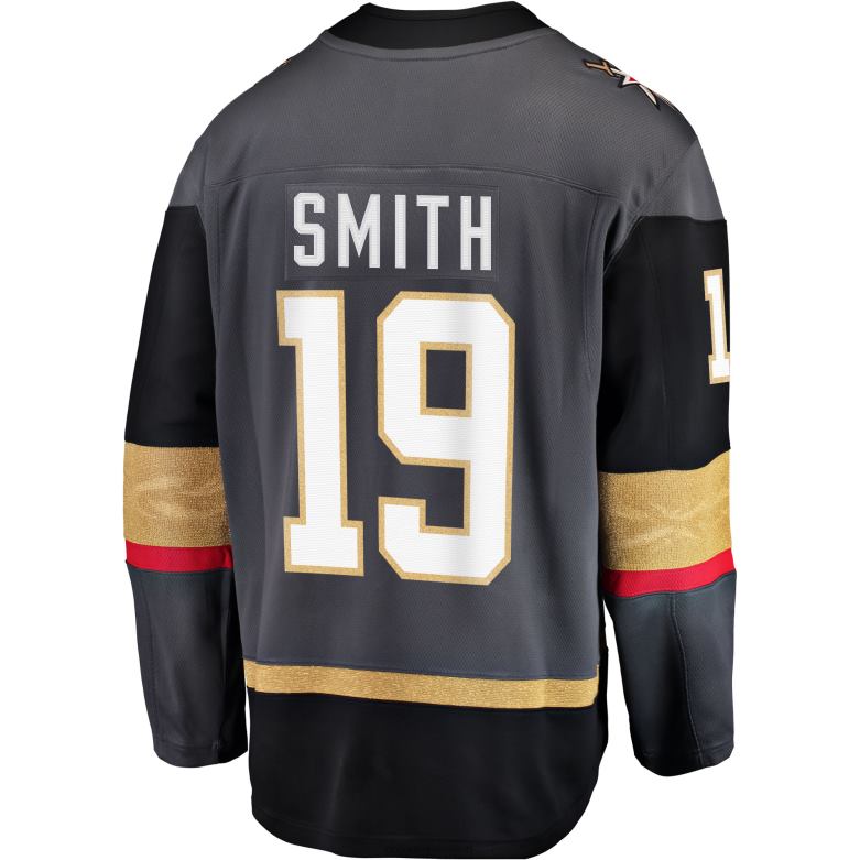 NHL Men Vegas Golden Knights Reilly Smith Gray Alternate Breakaway Player Jersey D002V1068 Clothing