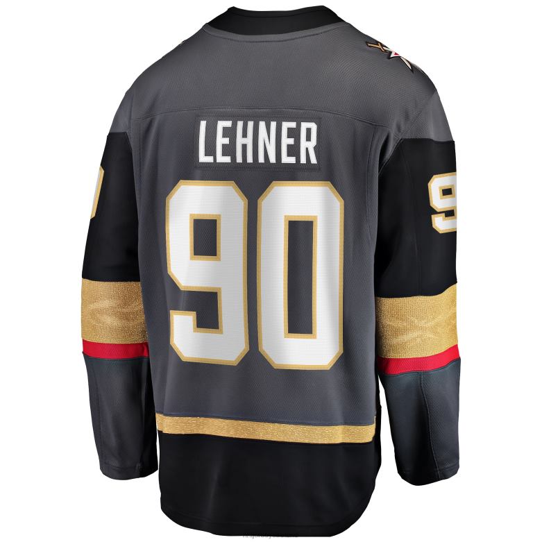 NHL Men Vegas Golden Knights Robin Lehner Fanatics Branded Gray Breakaway Alternate Player Jersey D002V2230 Clothing