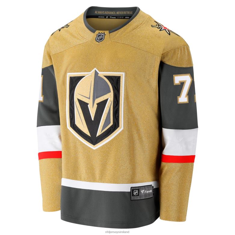 NHL Men Vegas Golden Knights William Karlsson Fanatics Branded Gold 2020/21 Home Premier Breakaway Player Jersey D002V539 Clothing