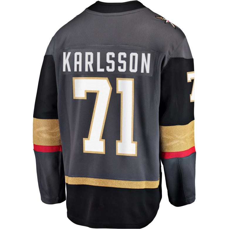 NHL Men Vegas Golden Knights William Karlsson Fanatics Branded Gray Alternate Premier Breakaway Player Jersey D002V285 Clothing