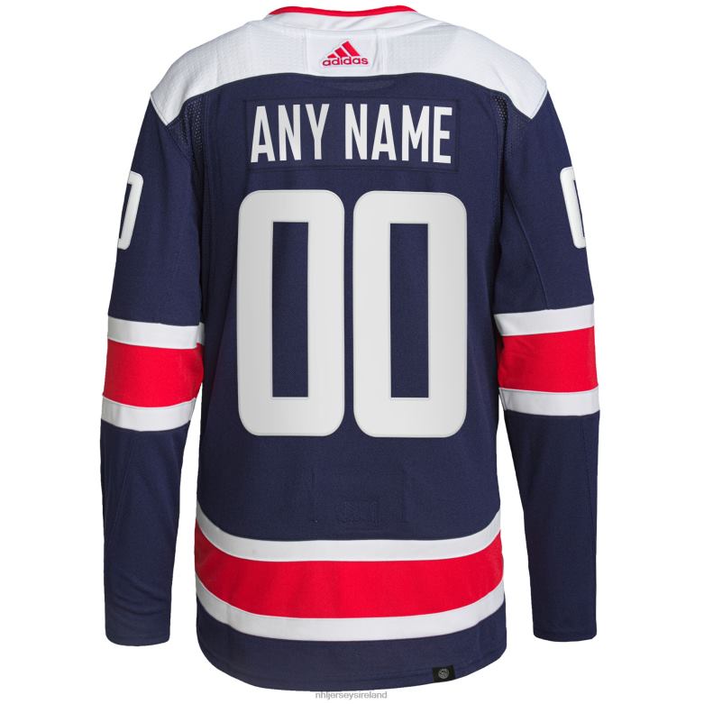 NHL Men Washington Capitals Adidas Navy Alternate Authentic Pro Custom Jersey D002V2269 Clothing
