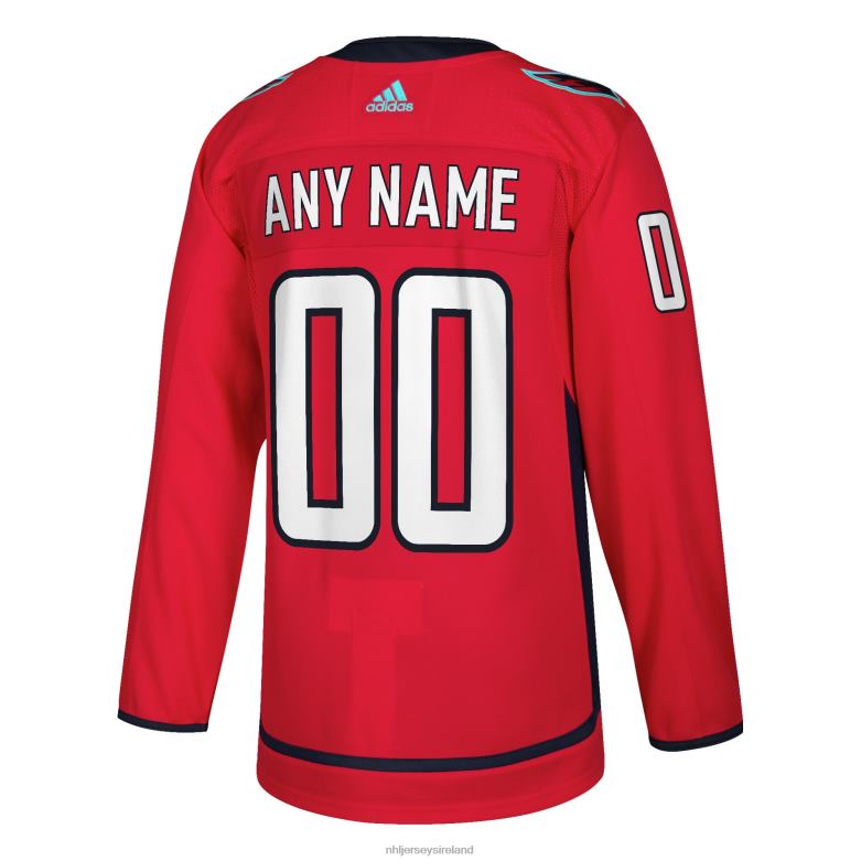NHL Men Washington Capitals Adidas Red Authentic Custom Jersey D002V2179 Clothing