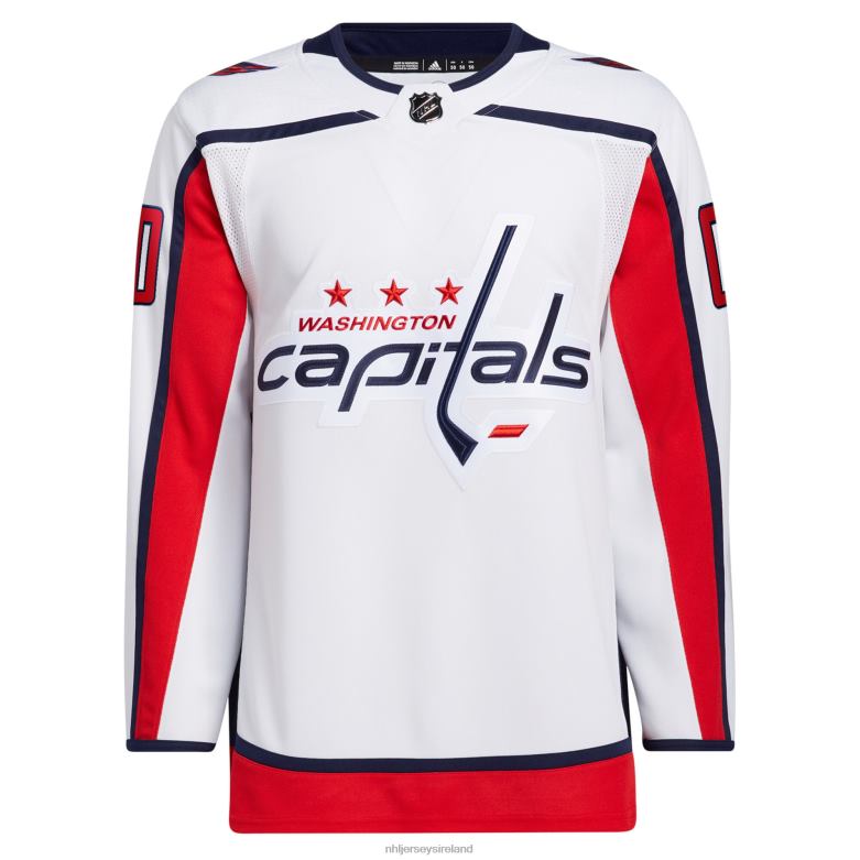 NHL Men Washington Capitals Adidas White Away Primegreen Authentic Pro Custom Jersey D002V2040 Clothing