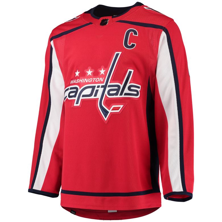 NHL Men Washington Capitals Alexander Ovechkin Adidas Red Home Captain Patch Primegreen Authentic Pro Player Jersey D002V250 Clothing