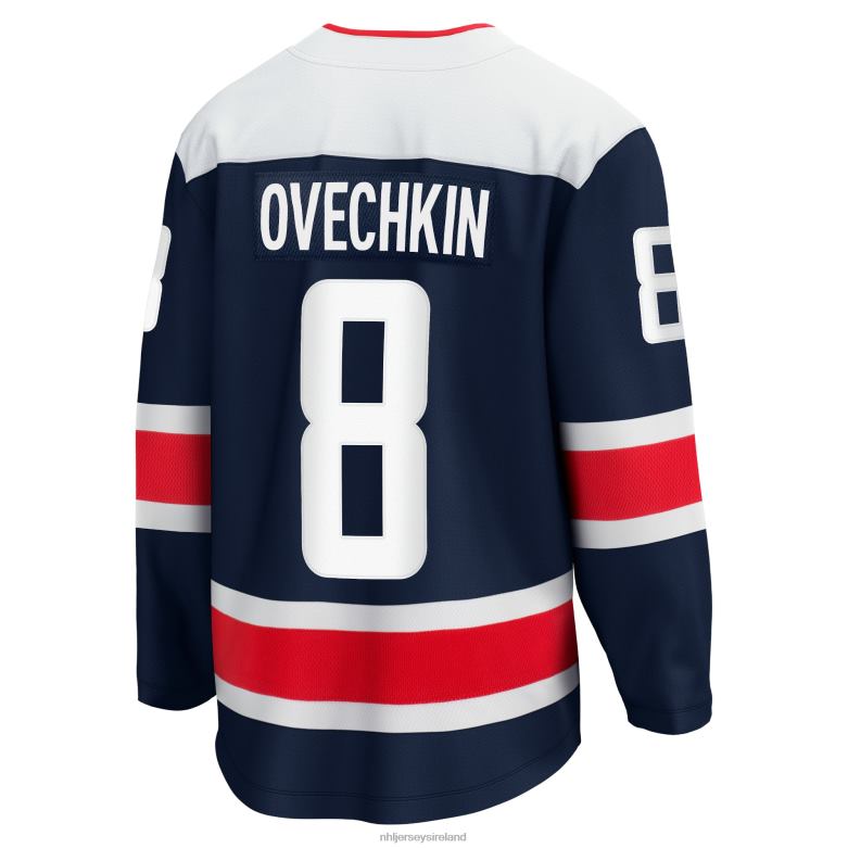NHL Men Washington Capitals Alexander Ovechkin Fanatics Branded Navy 2020/21 Alternate Premier Breakaway Player Jersey D002V49 Clothing