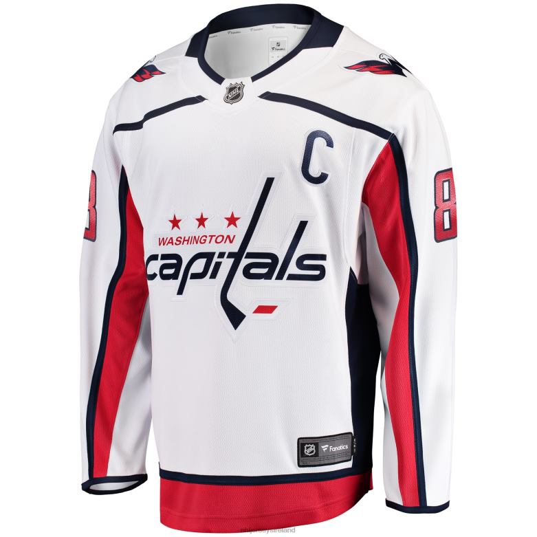 NHL Men Washington Capitals Alexander Ovechkin Fanatics Branded White Breakaway Player Jersey D002V173 Clothing