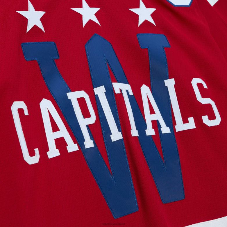 NHL Men Washington Capitals Alexander Ovechkin Mitchell  Ness Red 2015 Blue Line Player Jersey D002V162 Clothing