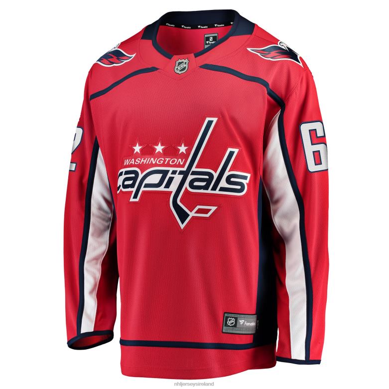NHL Men Washington Capitals Carl Hagelin Fanatics Branded Red Replica Player Jersey D002V1845 Clothing