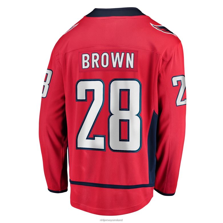 NHL Men Washington Capitals Connor Brown Fanatics Branded Red Home Breakaway Player Jersey D002V2408 Clothing